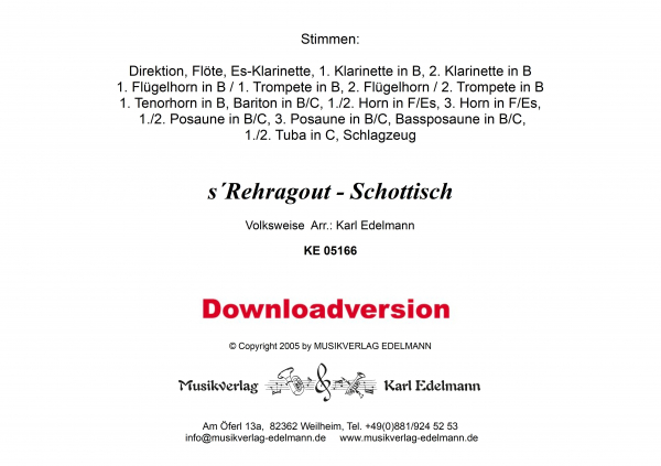 s`Rehragout-Schottisch - Download